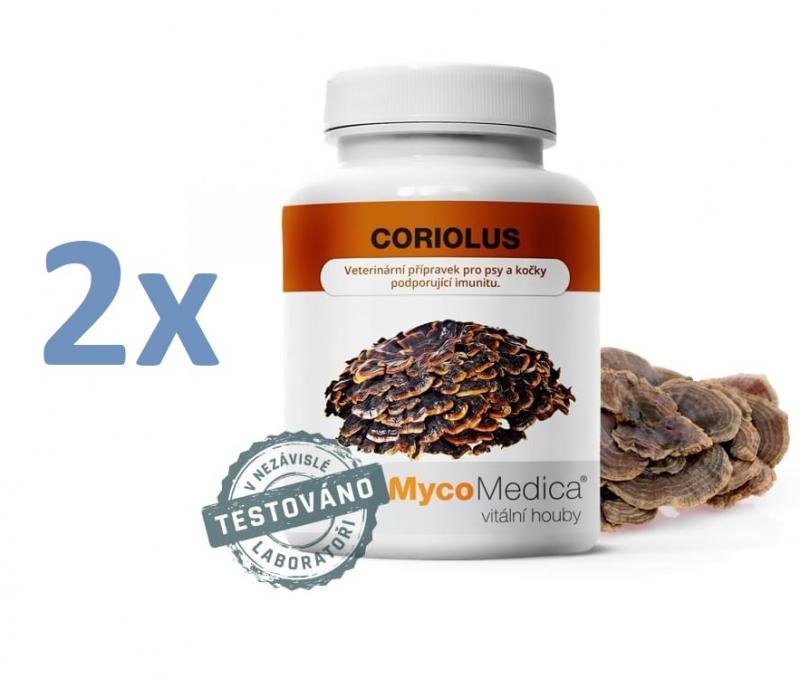 MycoMedica Coriolus Versicolor Outkovka pestrá 2 x 90 kapslí